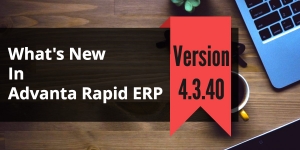 HR Management Software Advanta Rapid ERP Update 4.3.40